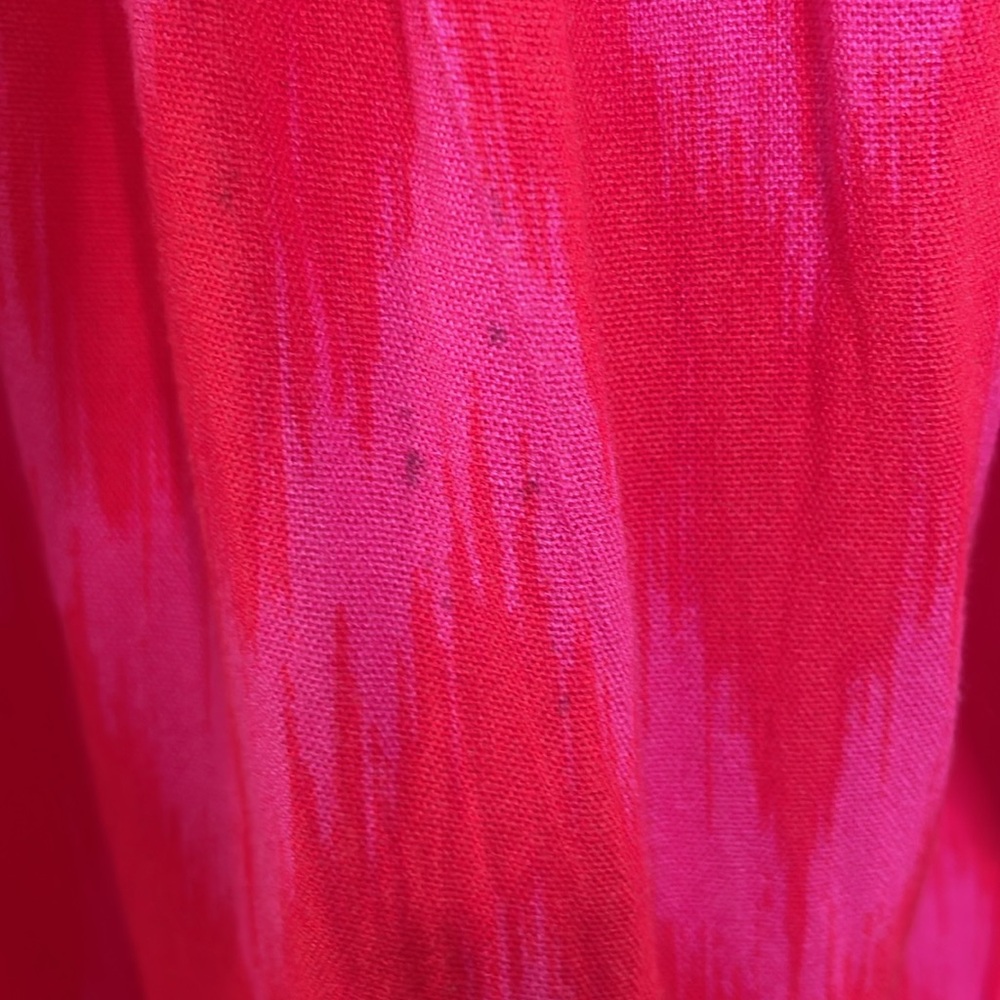 Tuckernuck Pomander Place Red & Pink Long Sleeve Tiered Dress Size Small - Picture 14 of 14